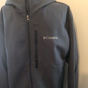 Columbia men jacket size large gray